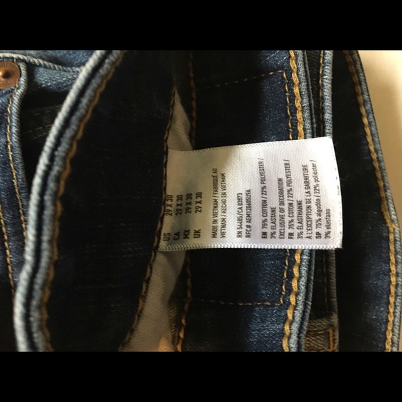Jeans American Eagle Distressed Extreme Stretch Denim - Picture 8 of 9